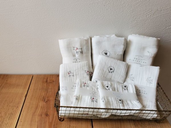 画像4: AXICS やわらかガーゼ フェイスタオル【3個までクリックポスト可】 (4)