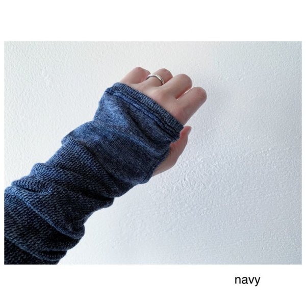 画像13: NISHIGUCHI KUTSUSHITA リネンアームカバー ショート【2双までクリックポスト可】 (13)