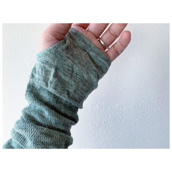 画像12: NISHIGUCHI KUTSUSHITA リネンアームカバー ショート【2双までクリックポスト可】 (12)