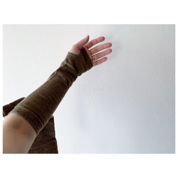 画像4: NISHIGUCHI KUTSUSHITA リネンアームカバー ショート【2双までクリックポスト可】 (4)