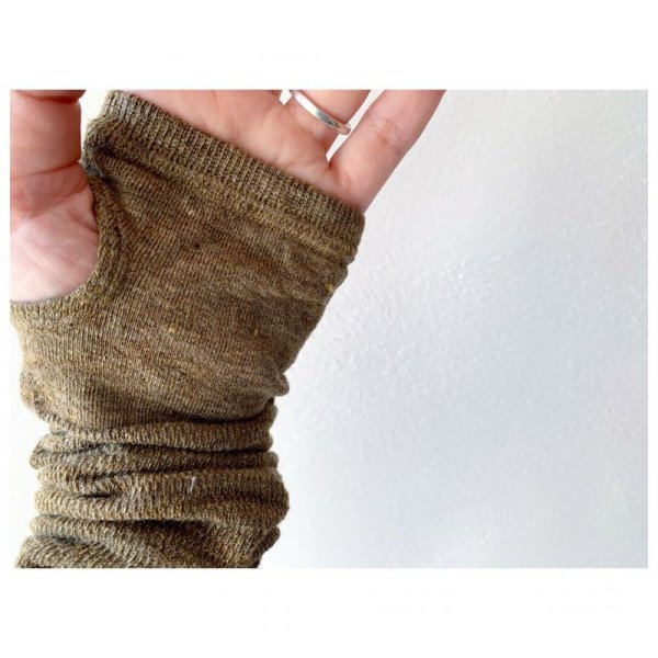 画像6: NISHIGUCHI KUTSUSHITA リネンアームカバー ショート【2双までクリックポスト可】 (6)