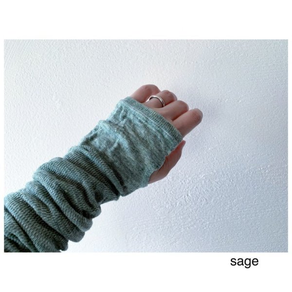 画像11: NISHIGUCHI KUTSUSHITA リネンアームカバー ショート【2双までクリックポスト可】 (11)