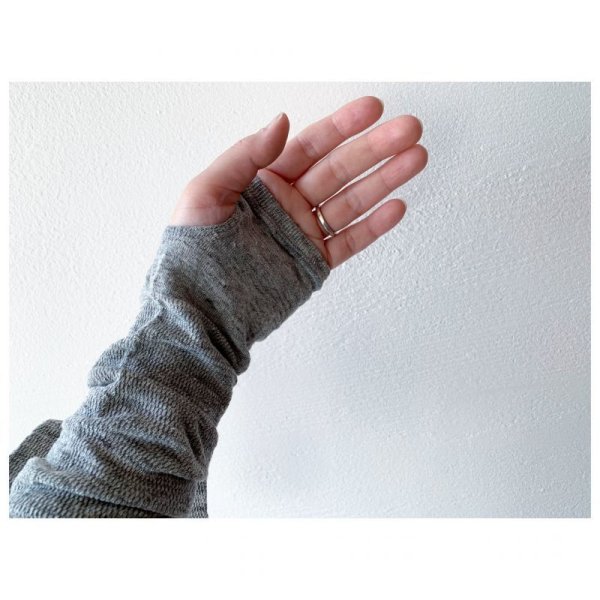 画像9: NISHIGUCHI KUTSUSHITA リネンアームカバー ショート【2双までクリックポスト可】 (9)