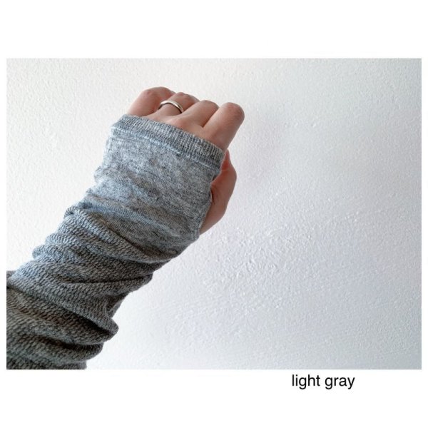 画像10: NISHIGUCHI KUTSUSHITA リネンアームカバー ショート【2双までクリックポスト可】 (10)