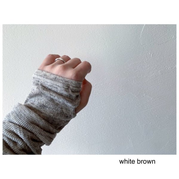 画像7: NISHIGUCHI KUTSUSHITA リネンアームカバー ショート【2双までクリックポスト可】 (7)