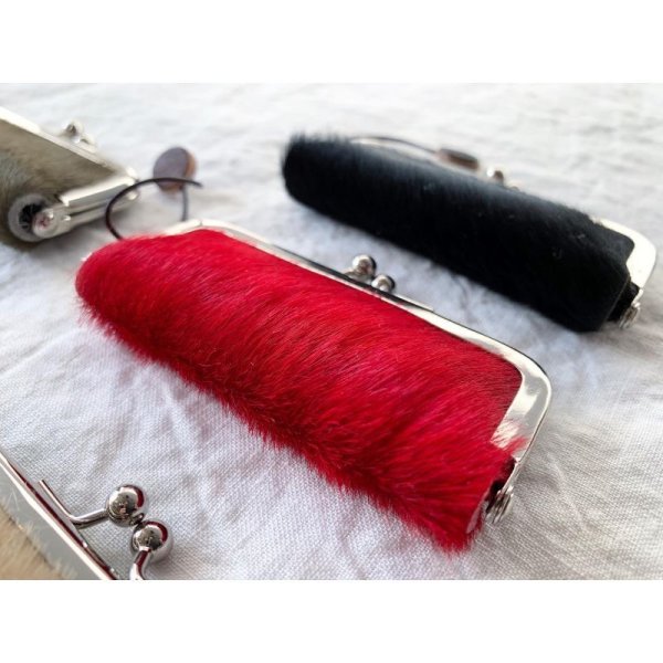 画像6: non-fragile　本革両面ハラコ印鑑ケース(クリックポスト可) (6)