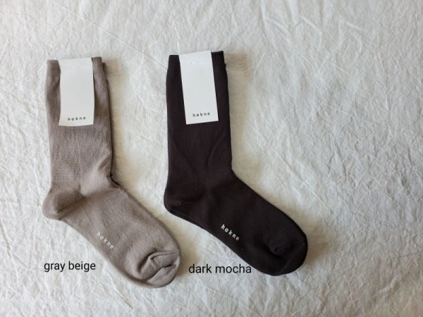 画像3: hakne シルクコットンダブルフェイスソックス 【1足までクリックポスト可】 (3)