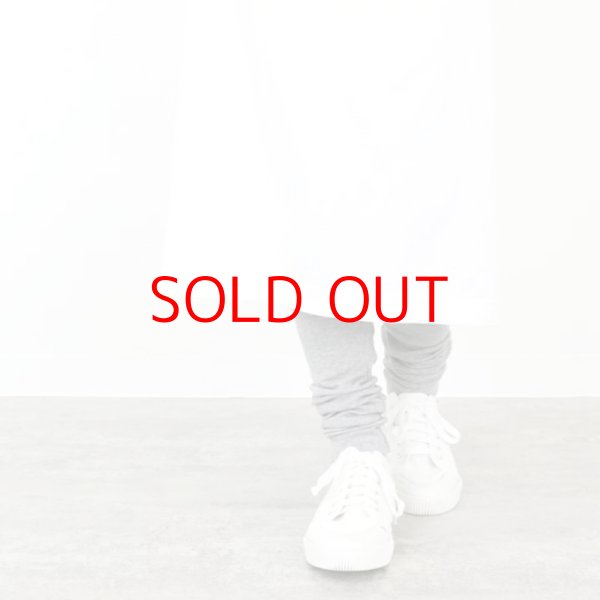 画像1: harmonie -Organic Cotton- フライス無地 ハイウエスト12分丈レギンス 【クリックポスト発送可能】 (1)