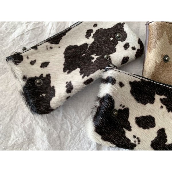 画像6: non-fragile　本革ハンバーガーポシェット用ハラコポーチ 【オーダー作品】(クリックポスト可) (6)