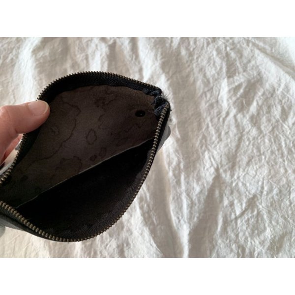 画像9: non-fragile　本革ハンバーガーポシェット用ハラコポーチ 【オーダー作品】(クリックポスト可) (9)