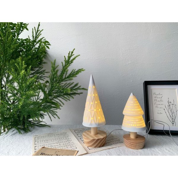 画像7: ＬＥＤライト ＰＯＴＴＥＲＹ ツリー レース (7)