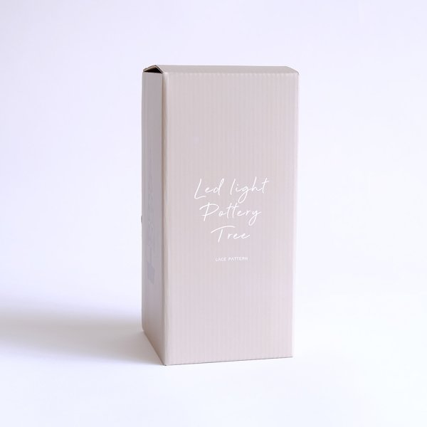 画像10: ＬＥＤライト ＰＯＴＴＥＲＹ ツリー レース (10)