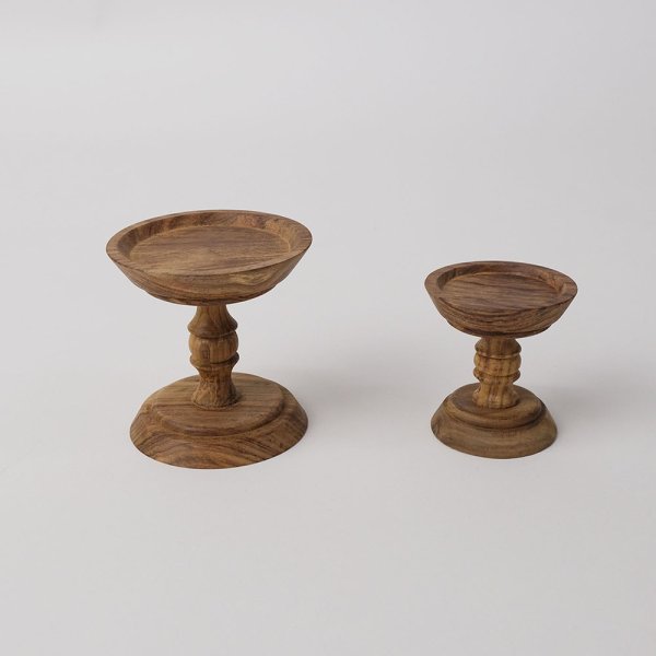 画像8: ＷＯＯＤ　キャンドルスタンド　コンポート (8)