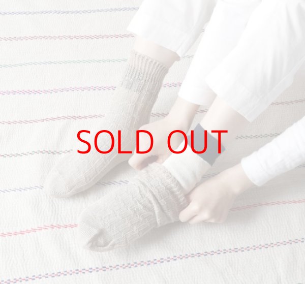 画像2: French Bull リネンオーバーソックス【１足までクリックポスト(185円) 】 (2)