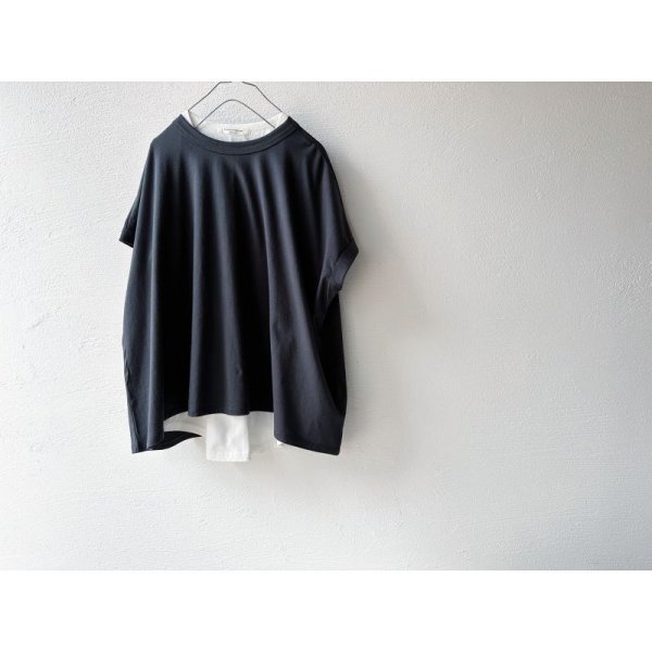 画像5: harmonie-Organic Cotton-  天竺 裾ラウンド ロングタンク 【クリックポスト発送可】 (5)