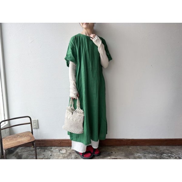 画像2: harmonie biollne オーガニックコットン100% ゾッキ編みアームカバー 【クリックポスト発送可】 (2)