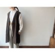 画像1: Luminaes heavy-linen frax dyed gilet (1)