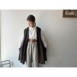 画像5: Luminaes heavy-linen frax dyed gilet (5)