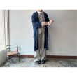 画像3: Luminaes heavy-linen frax dyed アトリエコート [unisex] (3)