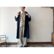 画像1: Luminaes heavy-linen frax dyed アトリエコート [unisex] (1)