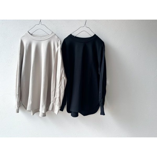 画像2: grin シルケットポンチ ギャザープルオーバー (2)