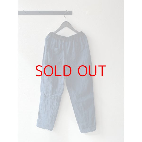 画像14: Luminaes リネン先染オーバーダイストライプ イージーパンツ (14)