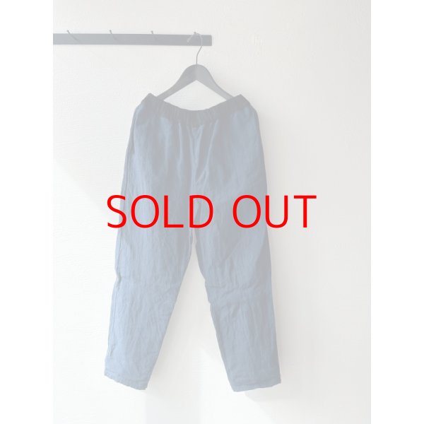 画像13: Luminaes リネン先染オーバーダイストライプ イージーパンツ (13)