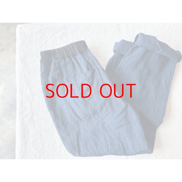 画像12: Luminaes リネン先染オーバーダイストライプ イージーパンツ (12)