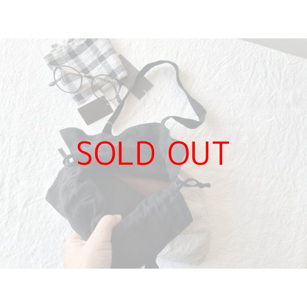 画像3: Luminaes D.D.W.Linen reversible draestring bag (3)