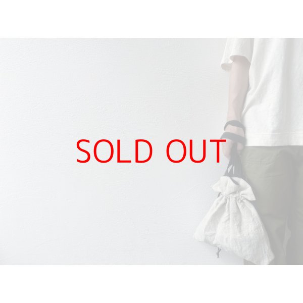 画像7: Luminaes D.D.W.Linen reversible draestring bag (7)