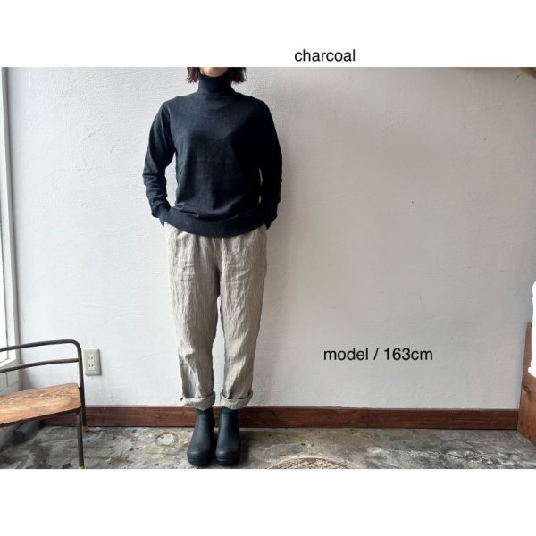 画像9: nouvelles du paradis ムーコットン タートルニット (9)