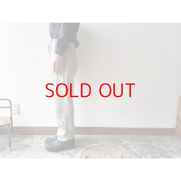 画像3: Luminaes リネン先染オーバーダイストライプ イージーパンツ (3)