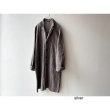 画像13: Luminaes heavy-linen frax dyed アトリエコート [unisex] (13)