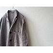 画像14: Luminaes heavy-linen frax dyed アトリエコート [unisex] (14)