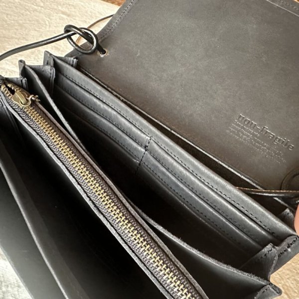 画像11: non-fragile 本革ハラコお財布ポシェット  (11)