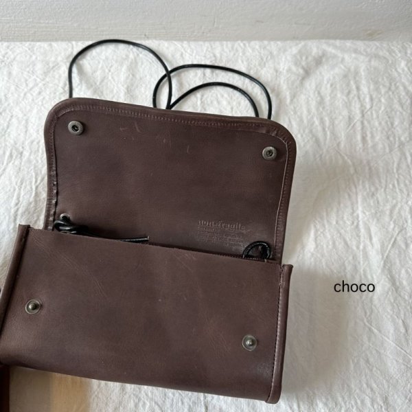 画像14: non-fragile 本革ハラコお財布ポシェット  (14)