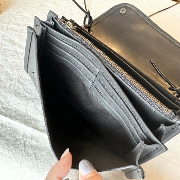 画像12: non-fragile 本革ハラコお財布ポシェット  (12)