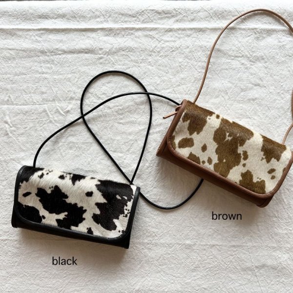 画像7: non-fragile 本革ハラコお財布ポシェット  (7)