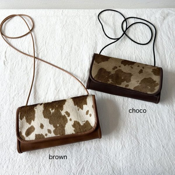 画像13: non-fragile 本革ハラコお財布ポシェット  (13)