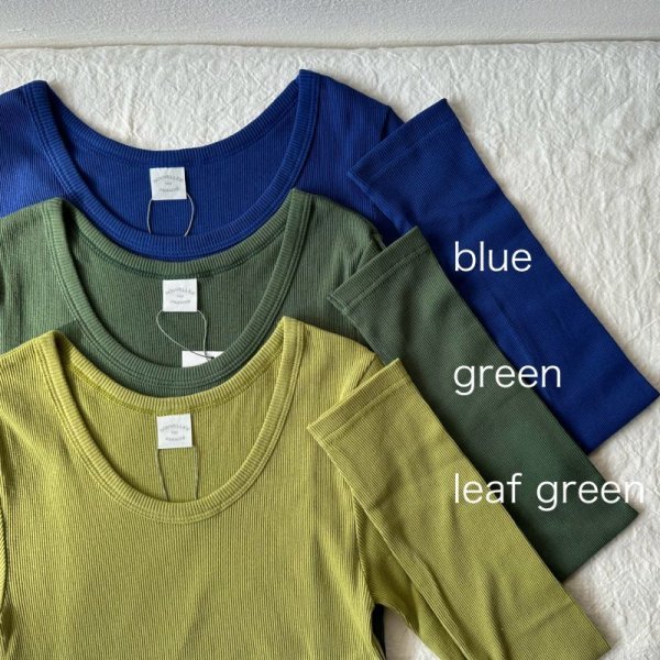 画像7: nouvelles du paradis コットンテレコ クルーネック【クリックポスト発送可】 (7)