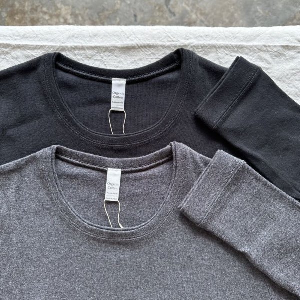画像8: harmonie オーガニックコットン 二重ネックT【クリックポスト発送可(1枚)】 (8)