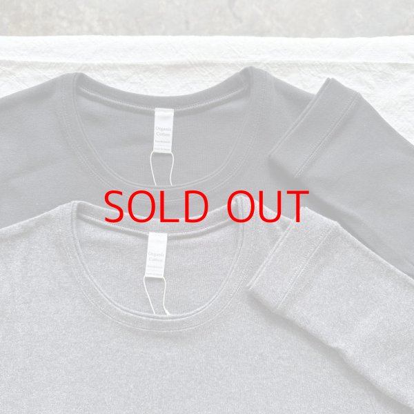 画像8: 【再入荷】harmonie オーガニックコットン 二重ネックT【クリックポスト発送可（１枚）】 (8)