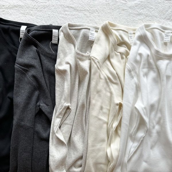 画像2: harmonie オーガニックコットン 二重ネックT【クリックポスト発送可(1枚)】 (2)
