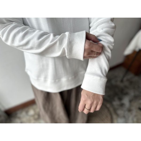 画像8: harmonie オーガニックコットン ゆったり ロングスリーブT【クリックポスト発送可(1枚)】 (8)