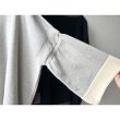 画像11: *sale* NARU ライスニット 綿コーマ裾配色 ７分袖ニット (11)