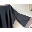 画像12: *sale* NARU ライスニット 綿コーマ裾配色 ７分袖ニット (12)