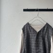 画像9: *sale 50%off* prit 40/1 リネントラッドチェック ロングジレ (9)