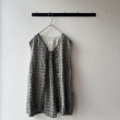 画像11: *sale 50%off* prit 40/1 リネントラッドチェック ロングジレ (11)