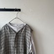 画像10: *sale 50%off* prit 40/1 リネントラッドチェック ロングジレ (10)
