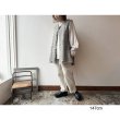 画像6: *sale 50%off* prit 40/1 リネントラッドチェック ロングジレ (6)
